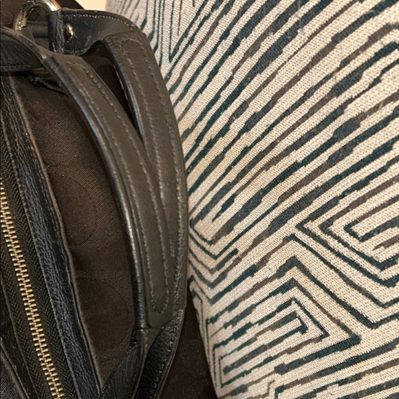 Coach Campbell Izzy Black Metallic Signature Buckle Tote - Picture 5 of 14